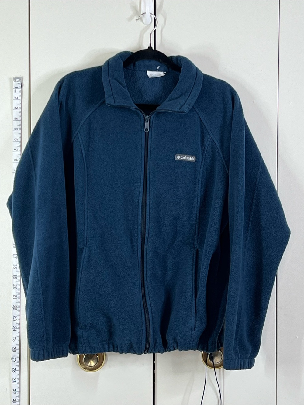 Columbia Sportswear Fleece Jacket XXL Dark Teal Blue Full Zip Outdoor